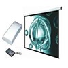 Ecran de Projection  Mural Electrique + Télécommande Radio sans Fil 2X2M /6X4.5 M