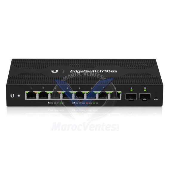 Switch EdgeMAX EdgeSwitch 8x RJ45 1000Mb/s PoE 2x SFP ES-10XP-EU