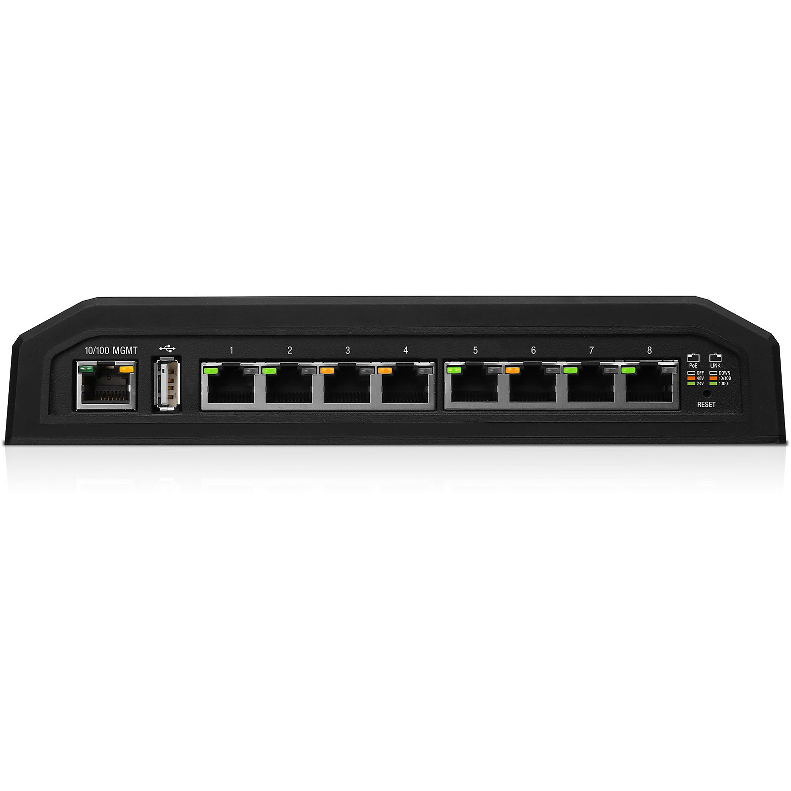 Switch EdgeSwitch 8 ports 10/100/1000 PoE+ manageable ES-8XP-EU
