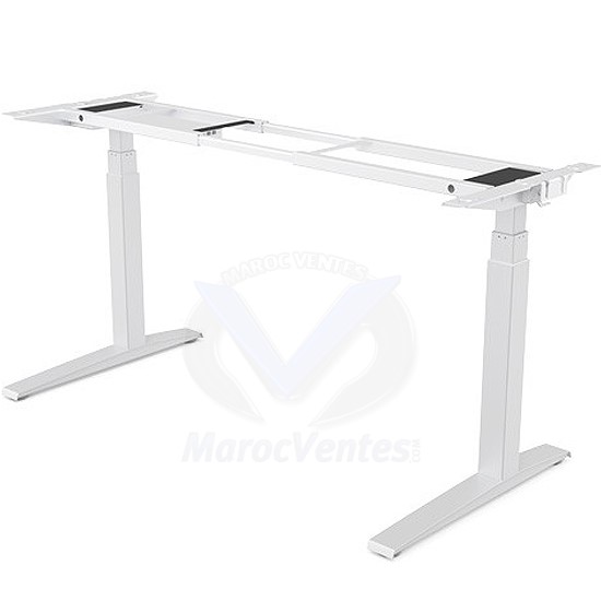 Bureau Réglable en Hauteur Levado™ (Structure) Blanc F9708601