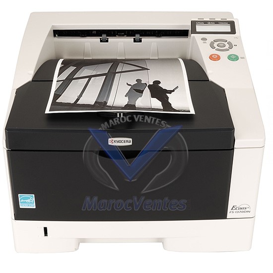 KYOCERA  imprimante Laser Monochrome PC&Mac  35 ppm -128 Mo- CPU 500 MHz, (A4) par minute /Résolution 1200 dpi ISO 7779 / ISO 9296)// recto verso / USB 2.0 / interface pour clé USB FS-1370DN