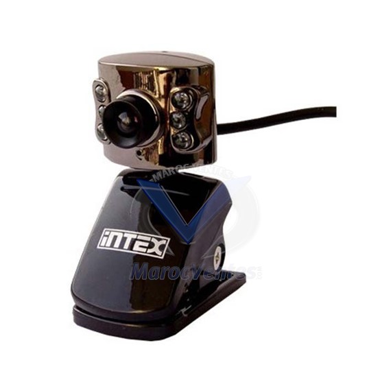 WEBCAM AVEC CONNEXION USB + MICRO INTEGRE + NIGHT VISION INTEX-305WC