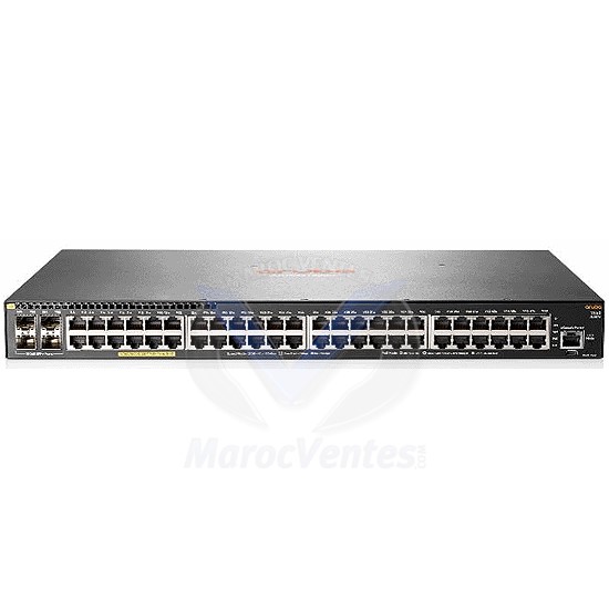 Switch Aruba 2930F 48G 4SFP+ Commutateur C3 Géré 48 x 10/100/1000 Montable sur Rack JL254A