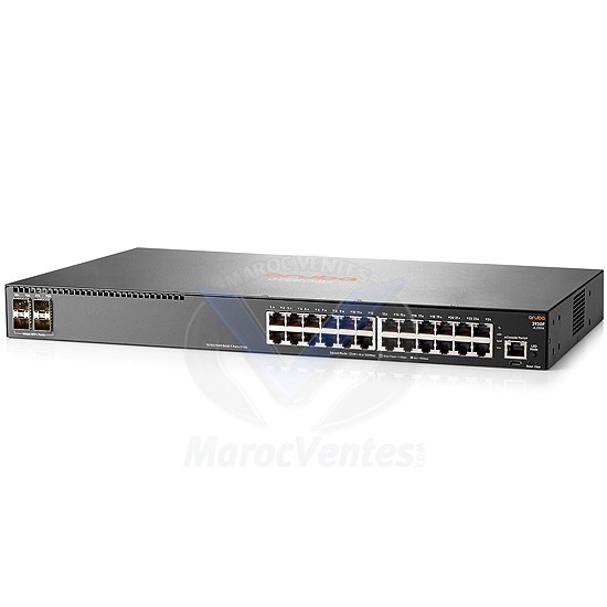 Switch Aruba 2930F 24G 4SFP Commutateur C3 Géré 24 x 10/100/1000 Rackable JL259A