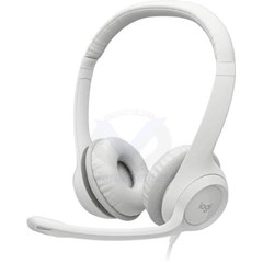 LOGITECH   Corded Headset H390 - WHITE - USB 981-001286