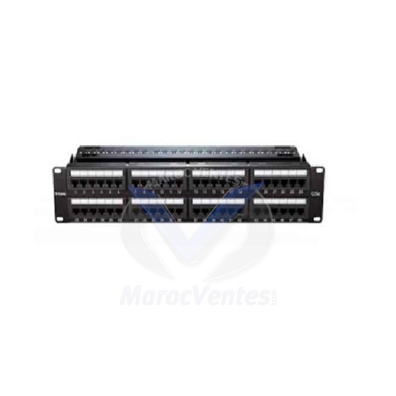 Panneau de Brassage Téléphonique 50 Ports NPP-5V1BLK501