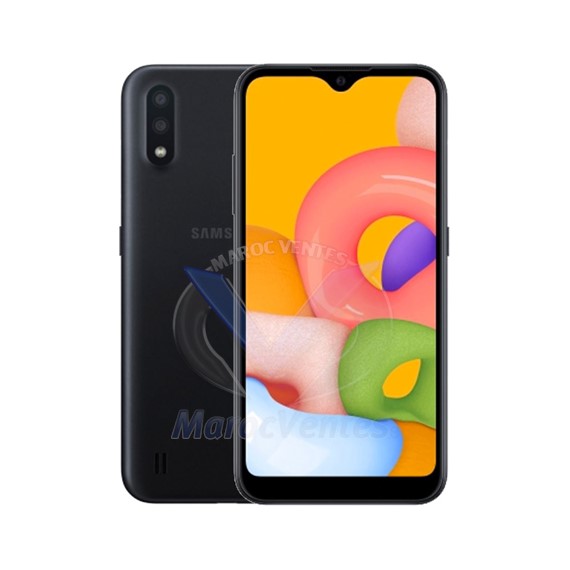 Galaxy A01 Noir 5,7" 2GB 16Go SM-A015FZKDMWD