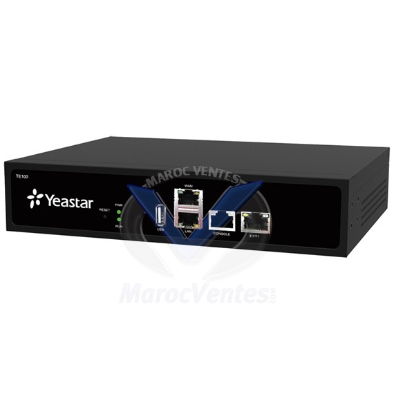 Passerelle VoIP E1 / T1 / J1  (30 appels simultanés) TE100