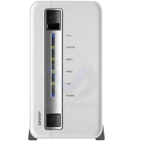 Serveur NAS domestique 2baies 2 x 3.5" SATA HDD TS-212P
