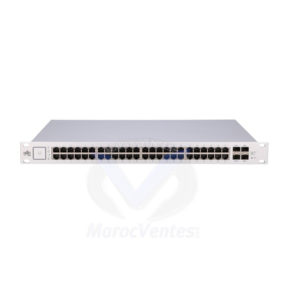 Switch PoE 48 Ports Gigabit Ethernet 2 ports SFP et 2 ports SFP + US-48-750W-EU