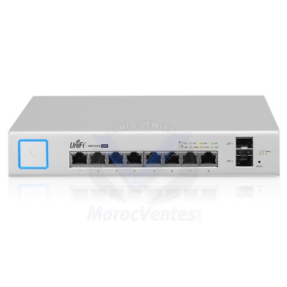 Switch Gigabit PoE + à 8 ports UniFi géré avec SFP US‑8‑150W