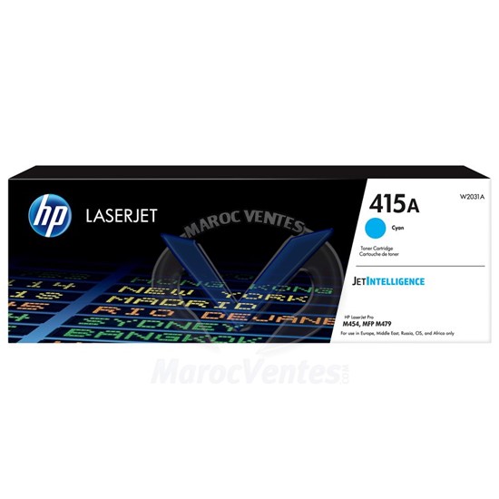 415A Cyan Original LaserJet Toner Cartridge W2031A
