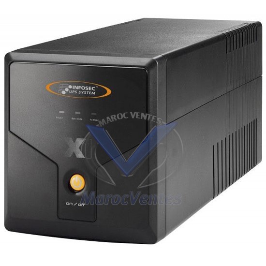 Inline X1 Ex-2000 VA 1200W 4p Schuko 6 LED USB X1 Ex-2000