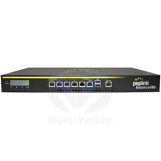 Routeur Multi WAN - équilibrage de charge - 5 ports GbE WAN Balance 580