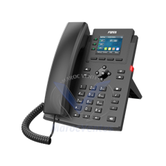 Téléphone 4 lignes SIP économique doté d'un écran couleur performant. *Sans Alimentation